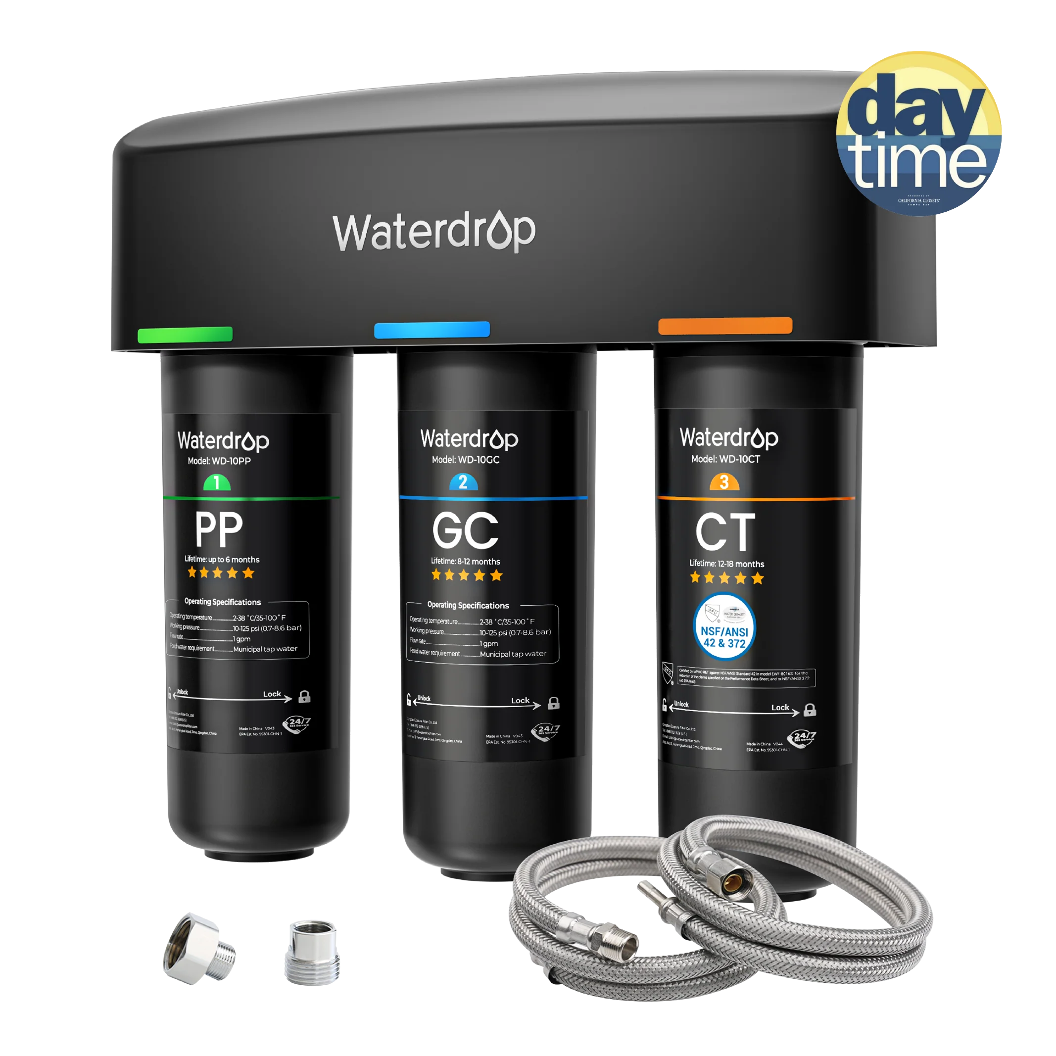 108-3-stage-under-counter-direct-connect-filtration-system-waterdrop-tsa-1.webp 3-stage Under Counter Direct Connect Filtration System Waterdrop TSA