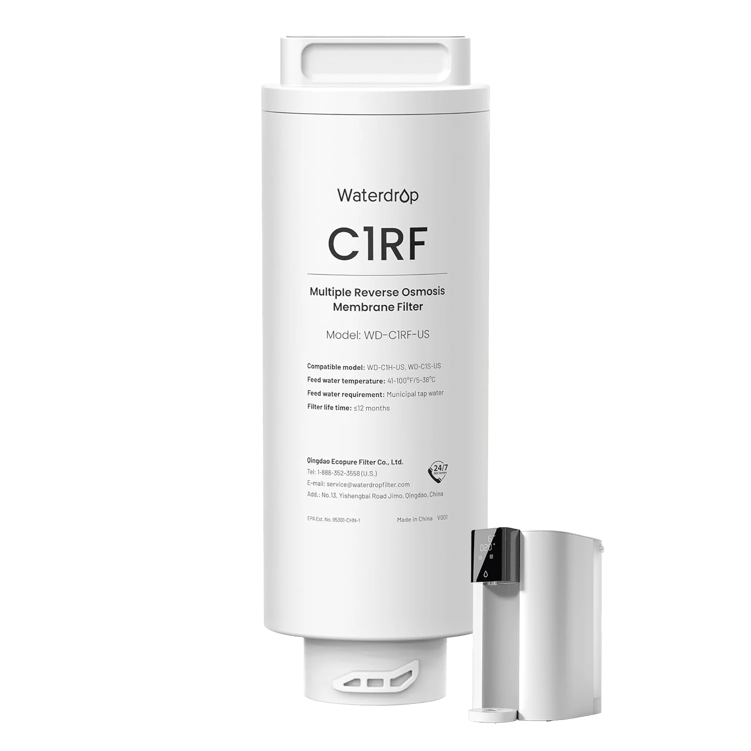 111-waterdrop-c1rf-water-filter-for-wd-c1s-and-wd-c1h-countertop-ro-system-1.webp Waterdrop C1RF Water Filter for WD-C1S and WD-C1H Countertop RO System