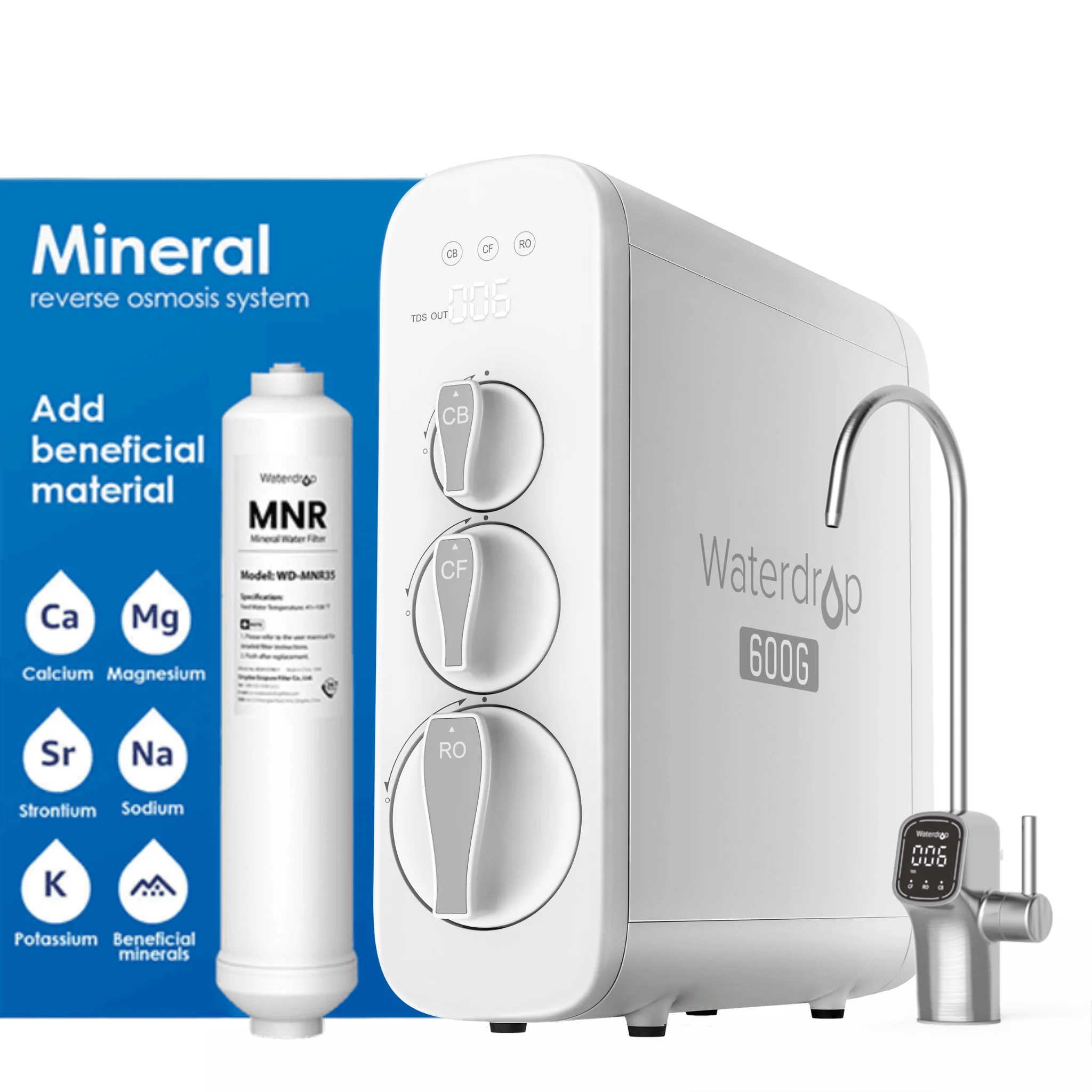 G3P600 Remineralization RO System - Waterdrop G3P600