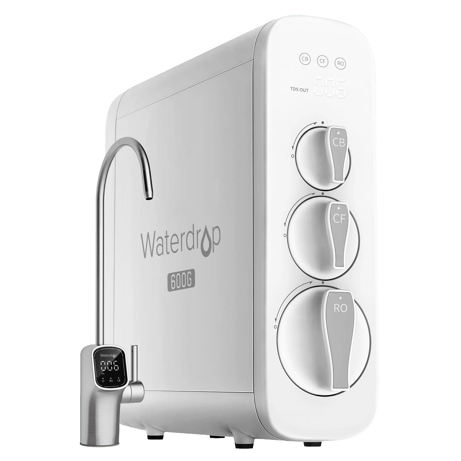 G3P600 Tankless RO System with Extra Plus a CF Filter - Waterdrop G3P600
