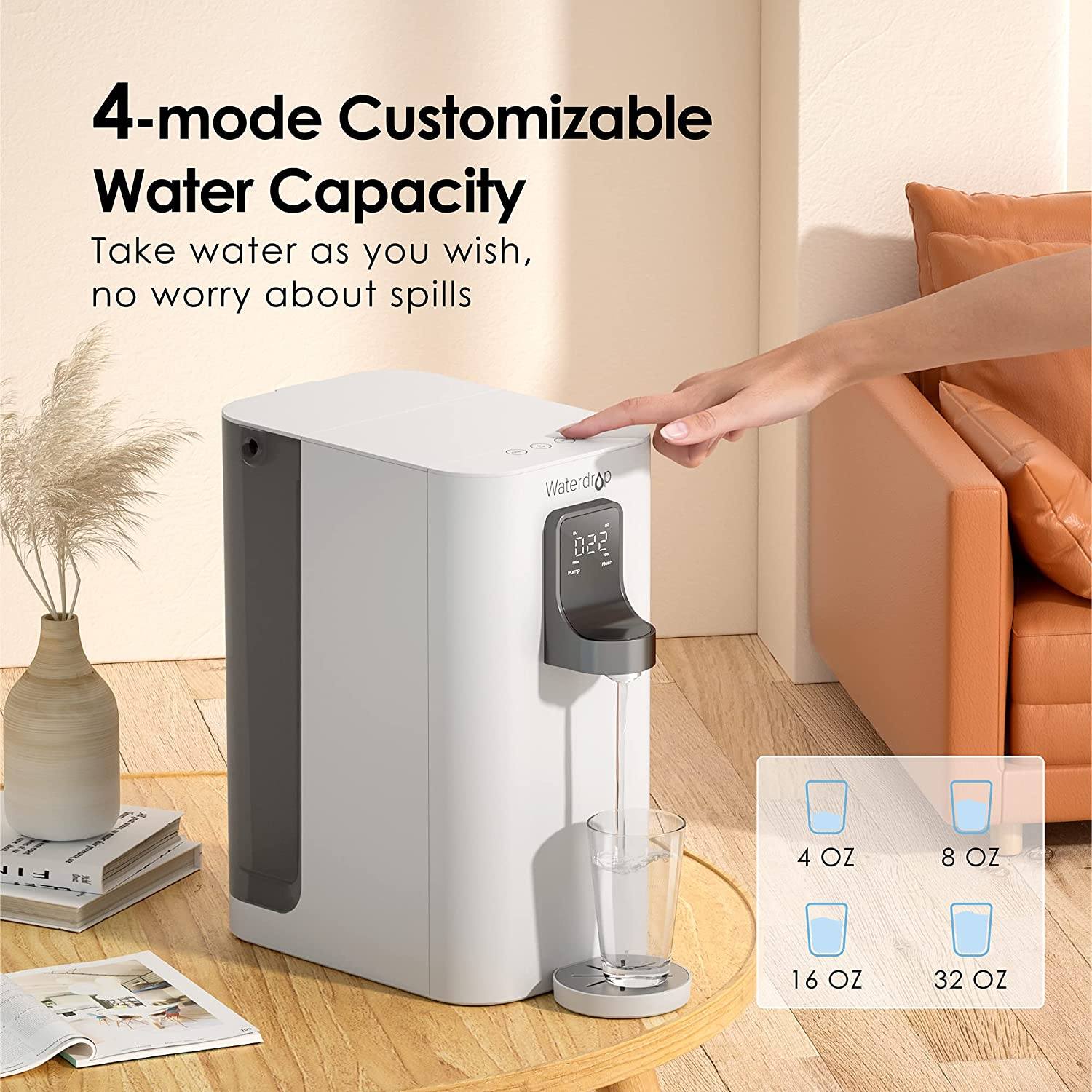 171-countertop-reverse-osmosis-water-filter-system-waterdrop-k19-4.jpg Countertop Reverse Osmosis Water Filter System - Waterdrop K19