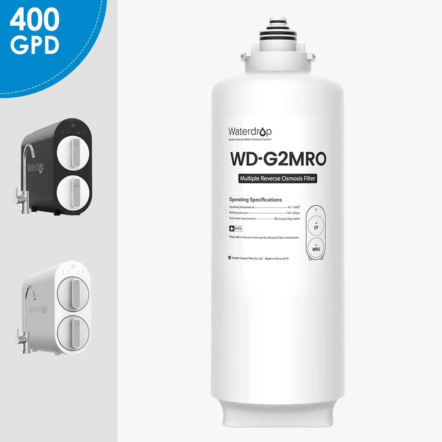 256-wd-g2mro-filter-for-waterdrop-g2-series-reverse-osmosis-system-1.webp WD-G2MRO Filter for waterdrop G2 Series Reverse Osmosis System