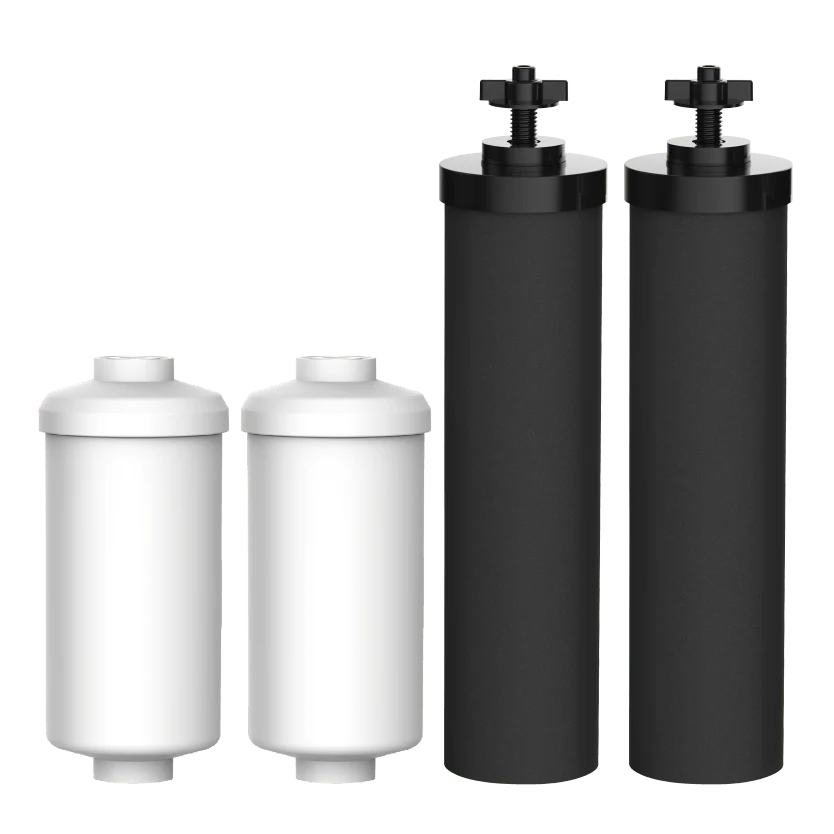 Black Elements & Fluoride Filters Replacement for Waterdrop King Tank Systems and Other Gravity-fed Filtration Systems