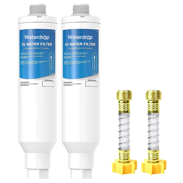 352-rv-water-filter-rv-inline-water-filter-with-flexible-hose-protector-1.webp RV Water Filter | RV Inline Water Filter with Flexible Hose Protector