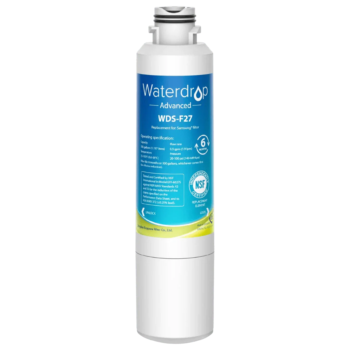 376-waterdrop-wds-f27-replacement-for-samsung-haf-cin-exp-refrigerator-water-filter-1.webp Waterdrop WDS-F27 Replacement for Samsung HAF-CIN/EXP Refrigerator Water Filter