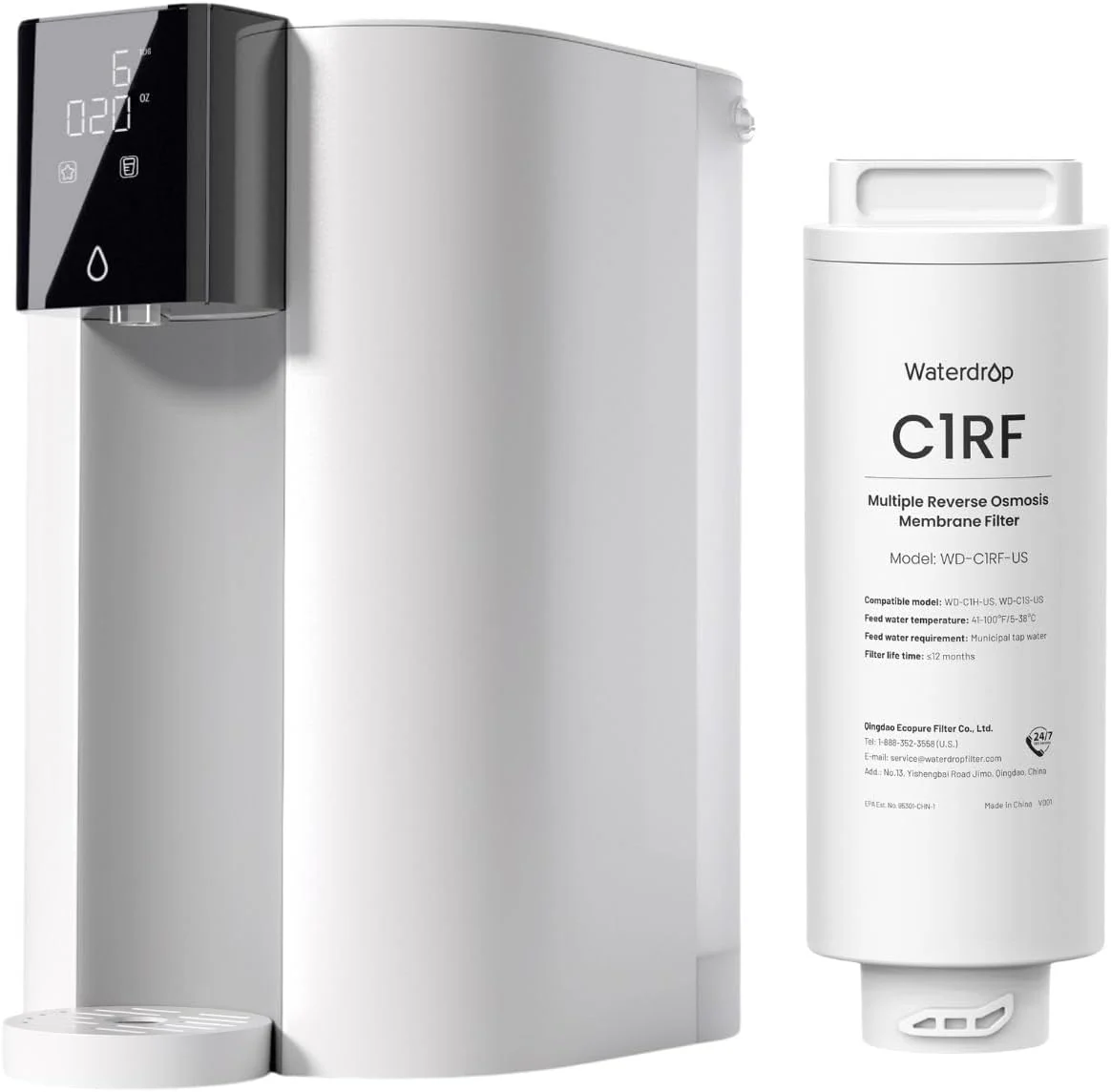511-waterdrop-c1s-countertop-corero-system-with-replacement-filter-combo-1.webp Waterdrop C1S Countertop CoreRO System with Replacement Filter Combo